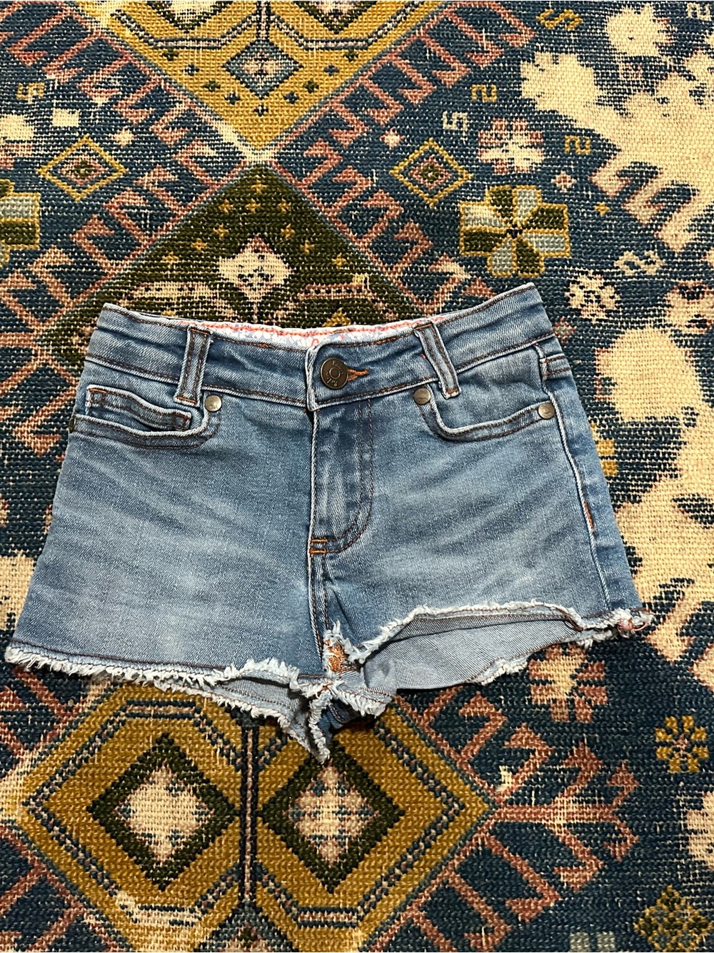 Mini Boden denim shorts, size 4Y